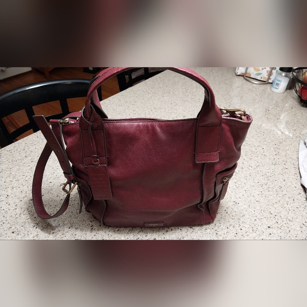 FOSSIL leather handbag